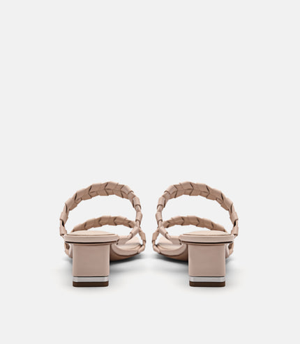 Palma Heel Sandals - Nude