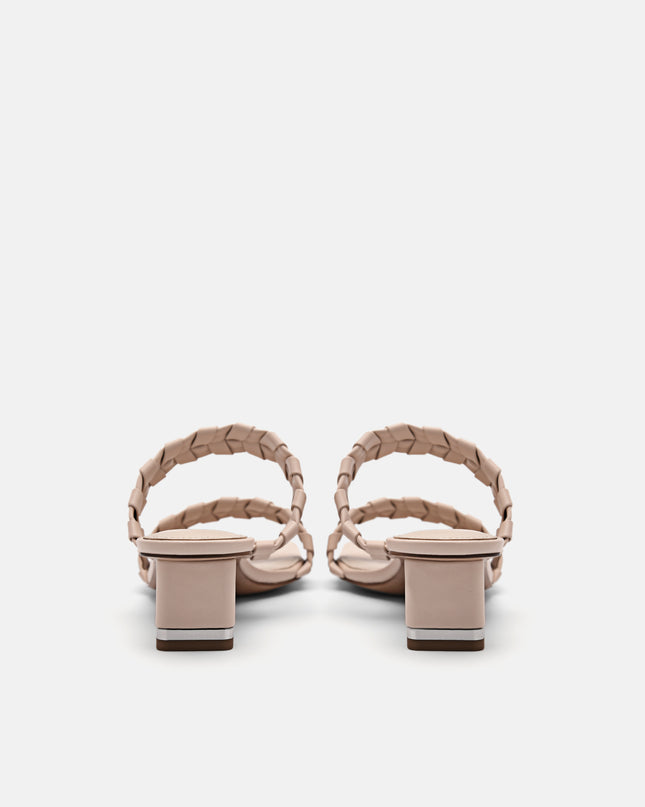 Palma Heel Sandals - Nude