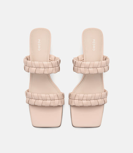 Palma Heel Sandals - Nude