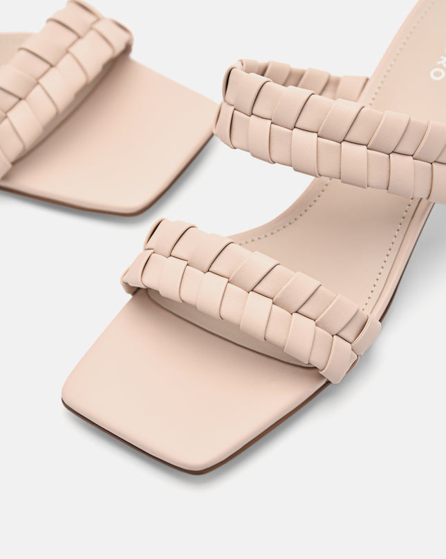 Palma Heel Sandals - Nude