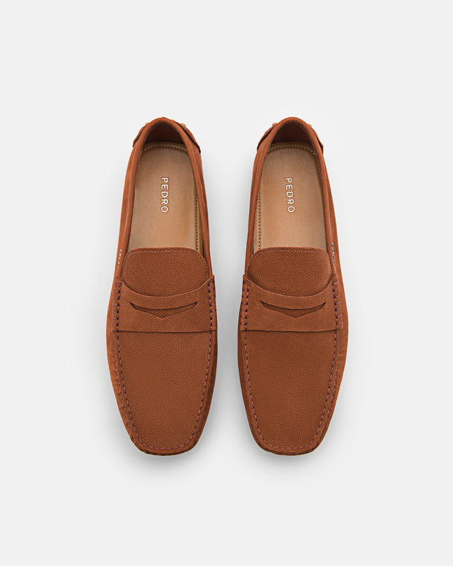 Leather Penny Moccasins - Dark Brown
