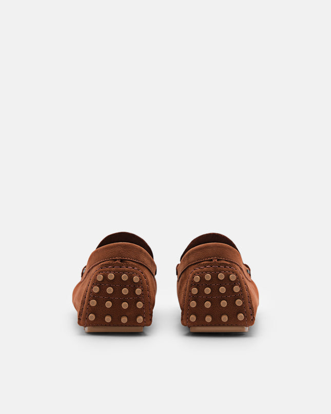 Leather Penny Moccasins - Dark Brown