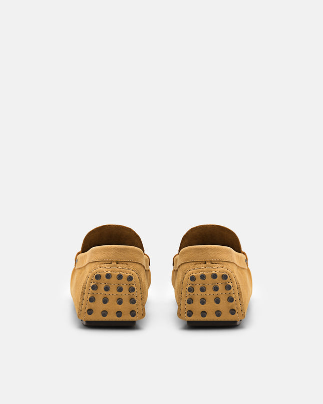 Leather Penny Moccasins - Mustard