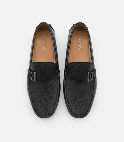 Jackson Leather Moccasins - Black