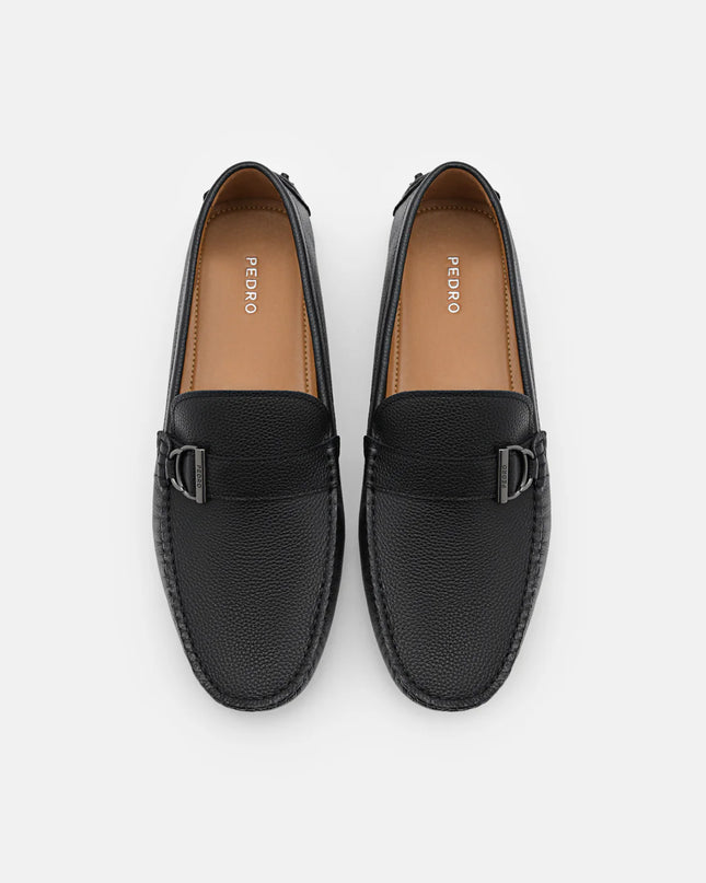 Jackson Leather Moccasins - Black