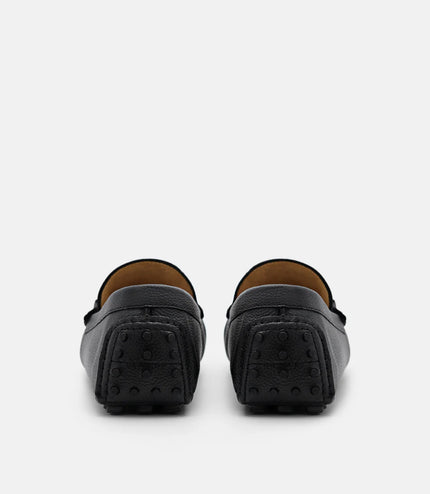 Jackson Leather Moccasins - Black
