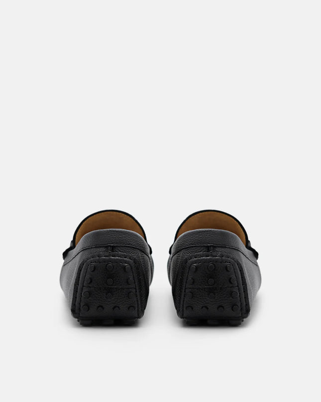 Jackson Leather Moccasins - Black