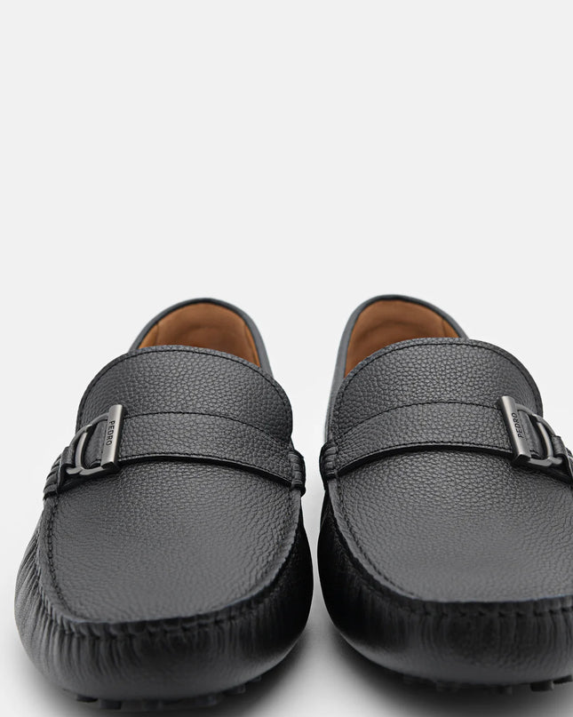 Jackson Leather Moccasins - Black