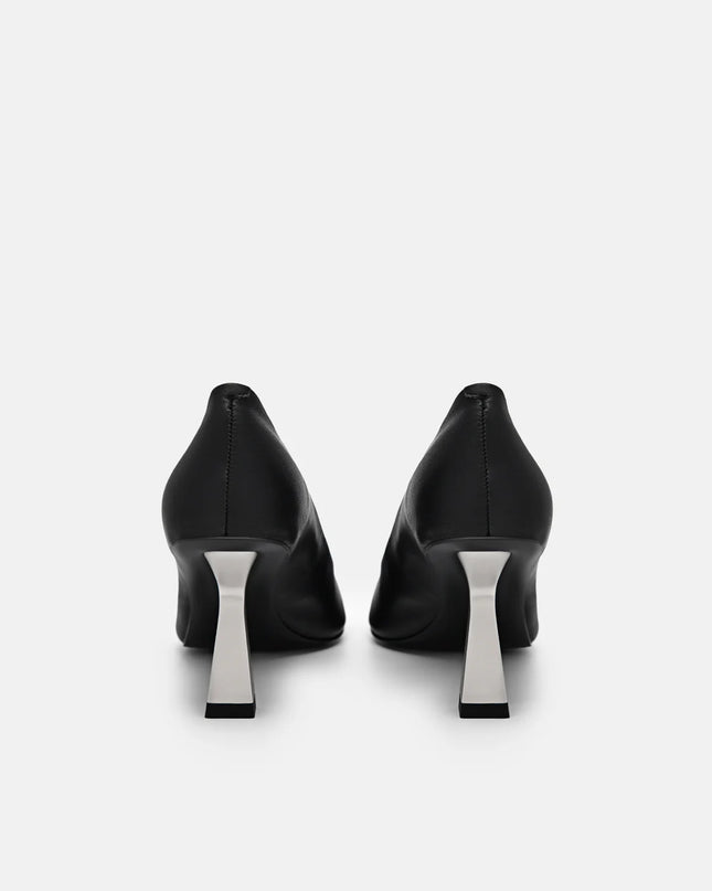 Amelie Leather Pumps - Black