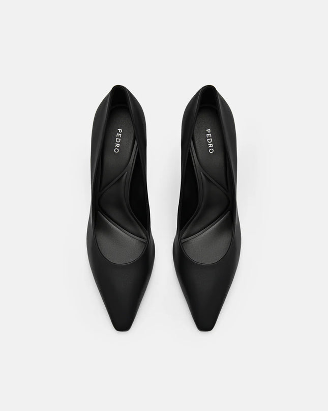 Amelie Leather Pumps - Black