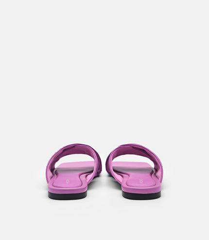 Maggie Slip-On Sandals - Berry