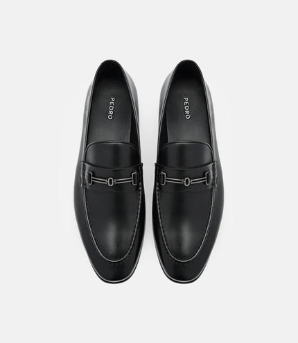 Anthony Leather Loafers - Black