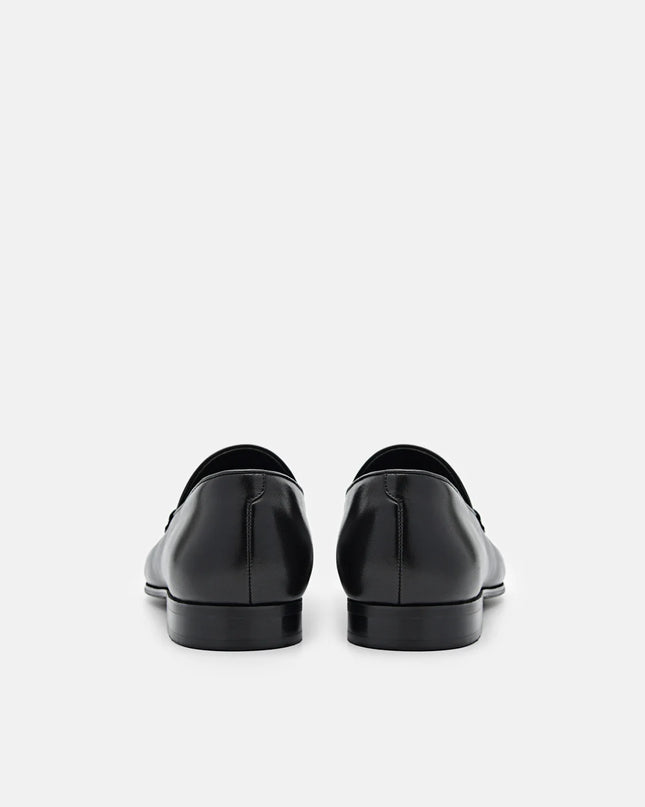 Anthony Leather Loafers - Black