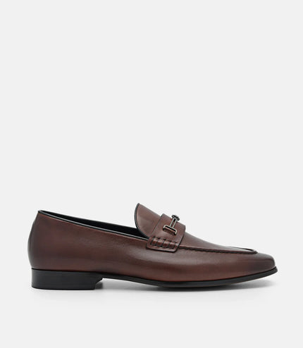 Anthony Leather Loafers - Brown
