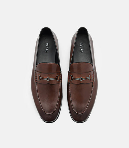 Anthony Leather Loafers - Brown