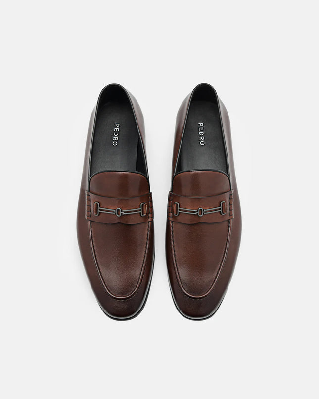 Anthony Leather Loafers - Brown