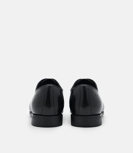 Altitude Lightweight Leather Oxford Shoes - Black