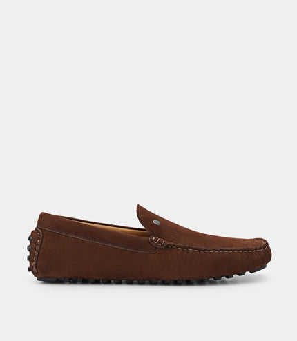 Oliver Nubuck Moccasins - Brown