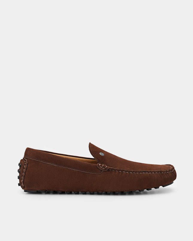 Oliver Nubuck Moccasins - Brown