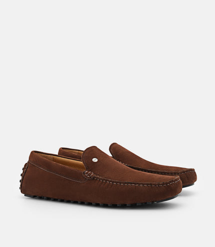 Oliver Nubuck Moccasins - Brown