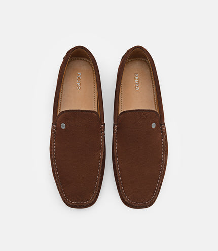 Oliver Nubuck Moccasins - Brown