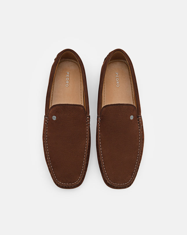 Oliver Nubuck Moccasins - Brown