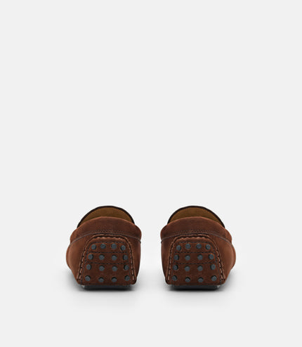 Oliver Nubuck Moccasins - Brown
