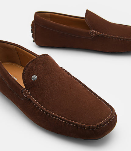 Oliver Nubuck Moccasins - Brown