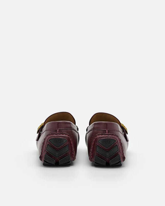 Helix Leather Moccasins - Mahogany