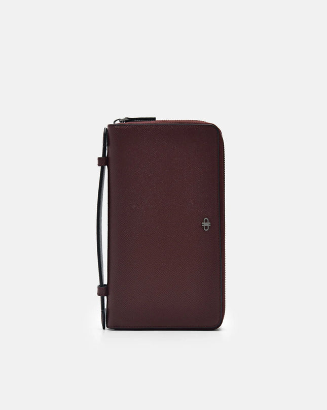 PEDRO Icon Leather Travel Organiser - Mahogany