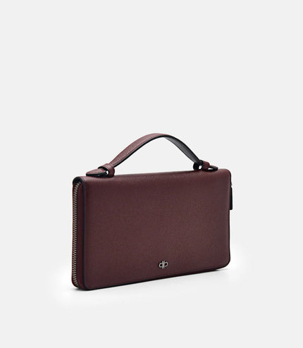 PEDRO Icon Leather Travel Organiser - Mahogany