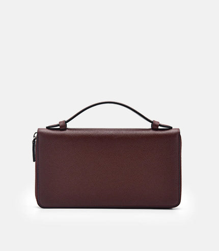 PEDRO Icon Leather Travel Organiser - Mahogany