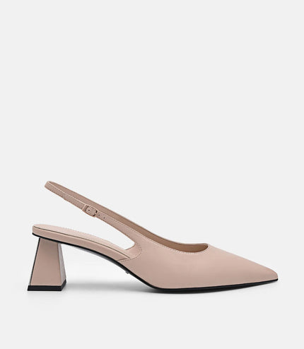 PEDRO Studio Aly Leather Pumps - Nude