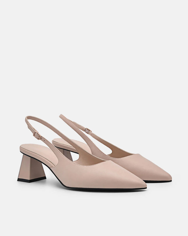 PEDRO Studio Aly Leather Pumps - Nude