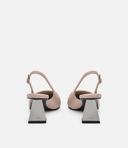 PEDRO Studio Aly Leather Pumps - Nude