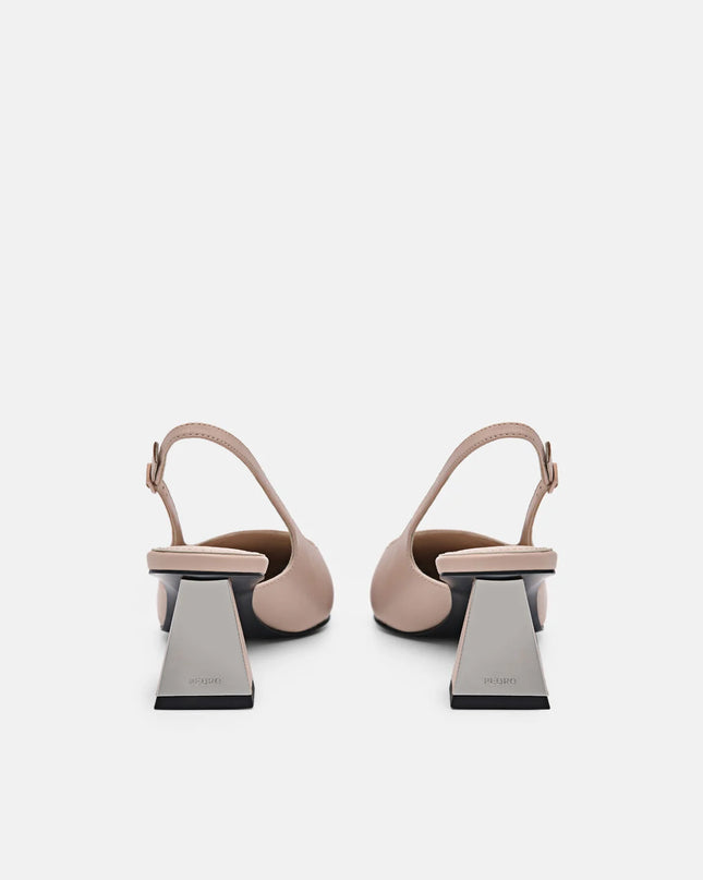 PEDRO Studio Aly Leather Pumps - Nude