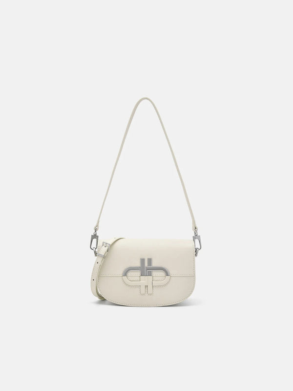 PEDRO Icon Leather Mini Shoulder Bag - Beige