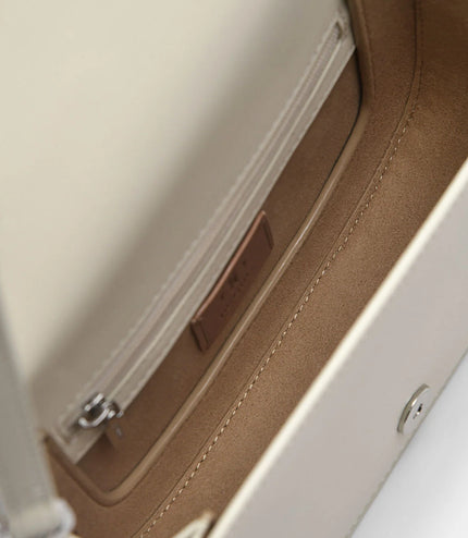 PEDRO Icon Leather Mini Shoulder Bag - Beige