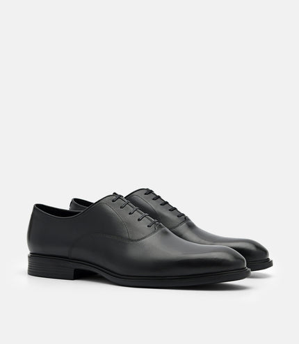 Leather Oxford Shoes - Black