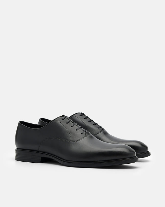 Leather Oxford Shoes - Black