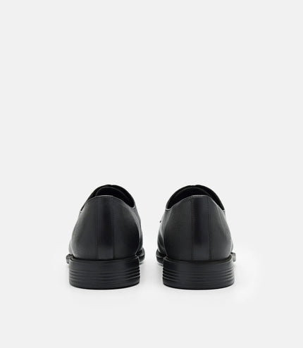 Altitude Leather Derby Shoes - Black