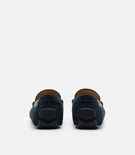 Bryce Nubuck Moccasins - Navy
