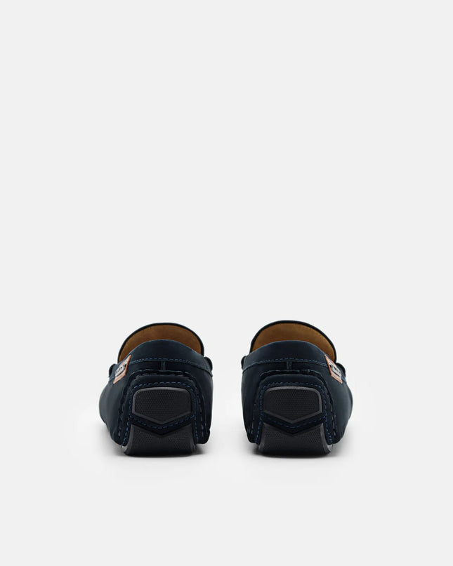 Bryce Nubuck Moccasins - Navy