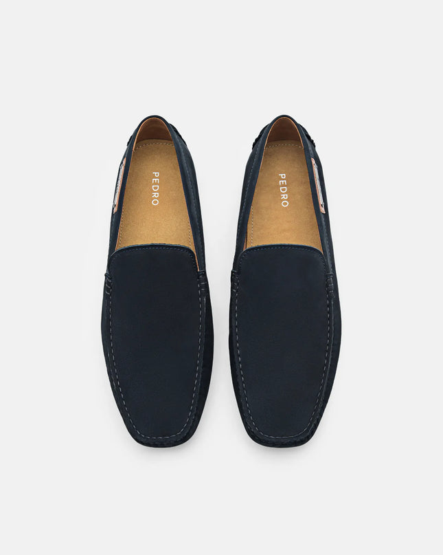 Bryce Nubuck Moccasins - Navy