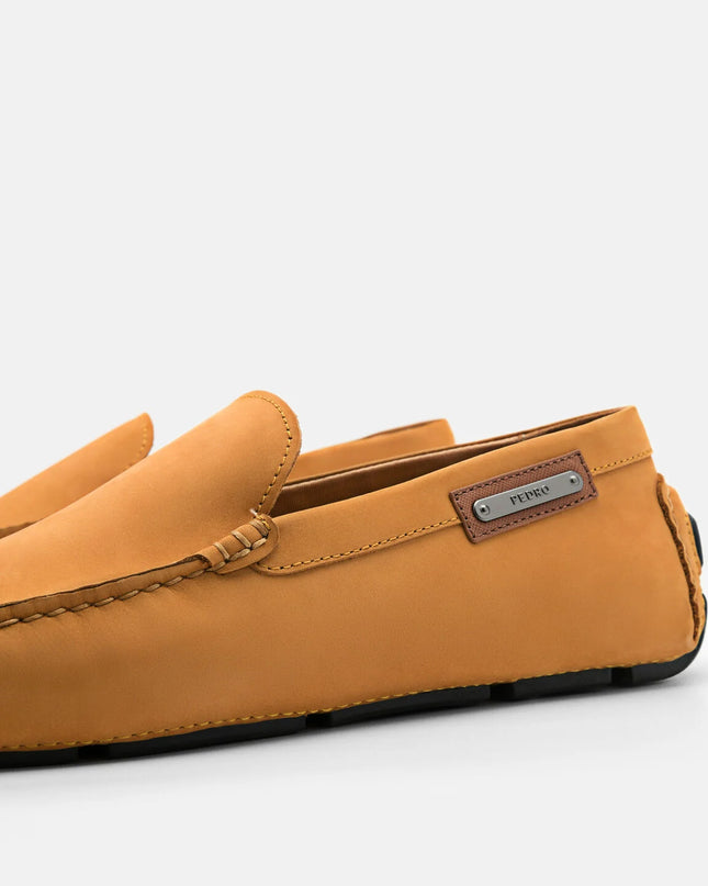 Bryce Nubuck Moccasins - Camel