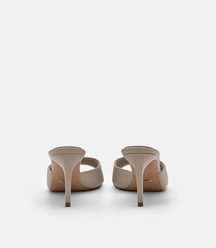 PEDRO Studio Ashley Leather Heel Sandals - Taupe