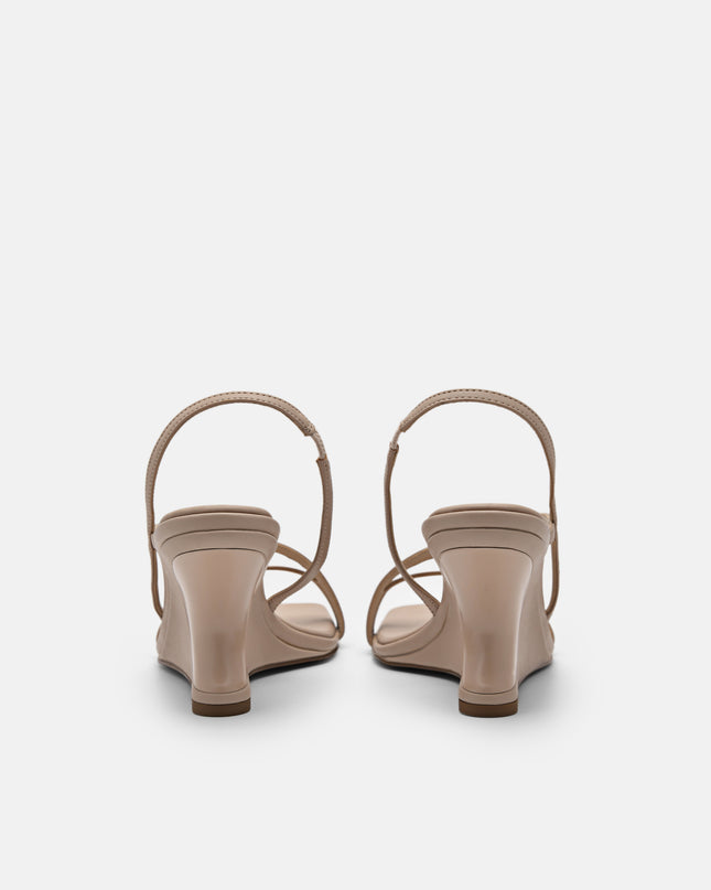 Oriana Wedge Sandals - Nude