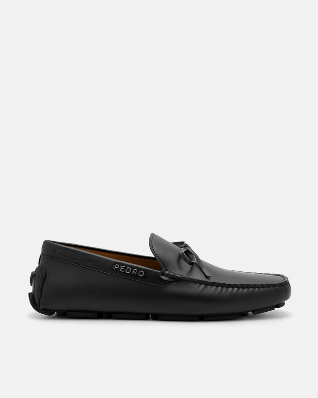 Bow Moccasins - Black