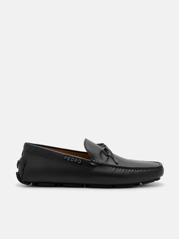 Bow Moccasins - Black