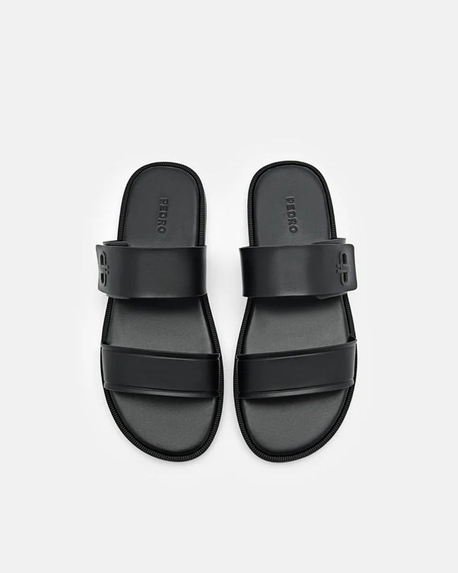 PEDRO Icon Slide Sandals - Black